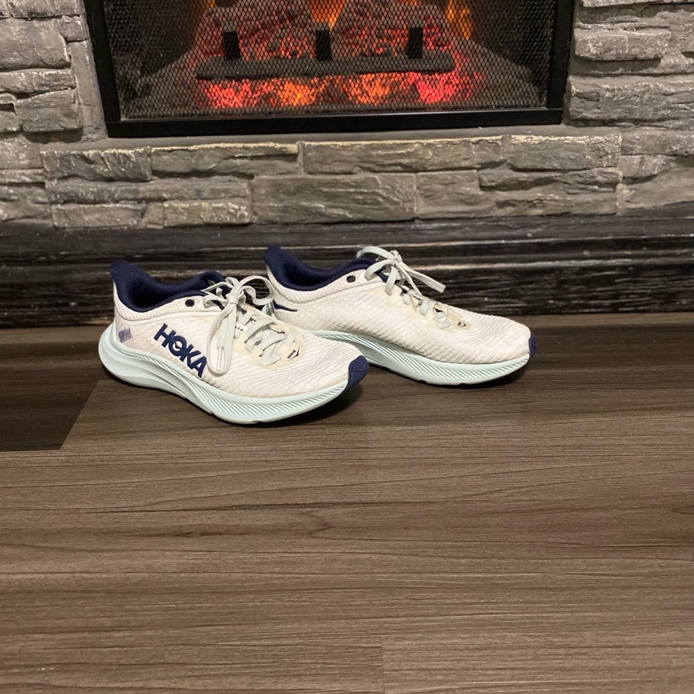 HOKA ONE ONE , Solimar / Blue Glass Mesh women’s size 5 sneakers